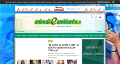 Desktop Screenshot of animalieanimali.net